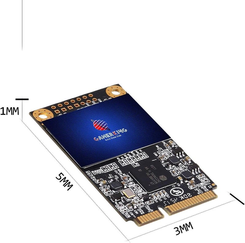 (SSD) mSATA 256GB - - SATA III 6Gb/s | High Performance Hard Drive for Desktop Laptop SATA3 6Gb/s Mini PC(256GB, MSATA) - Image 2