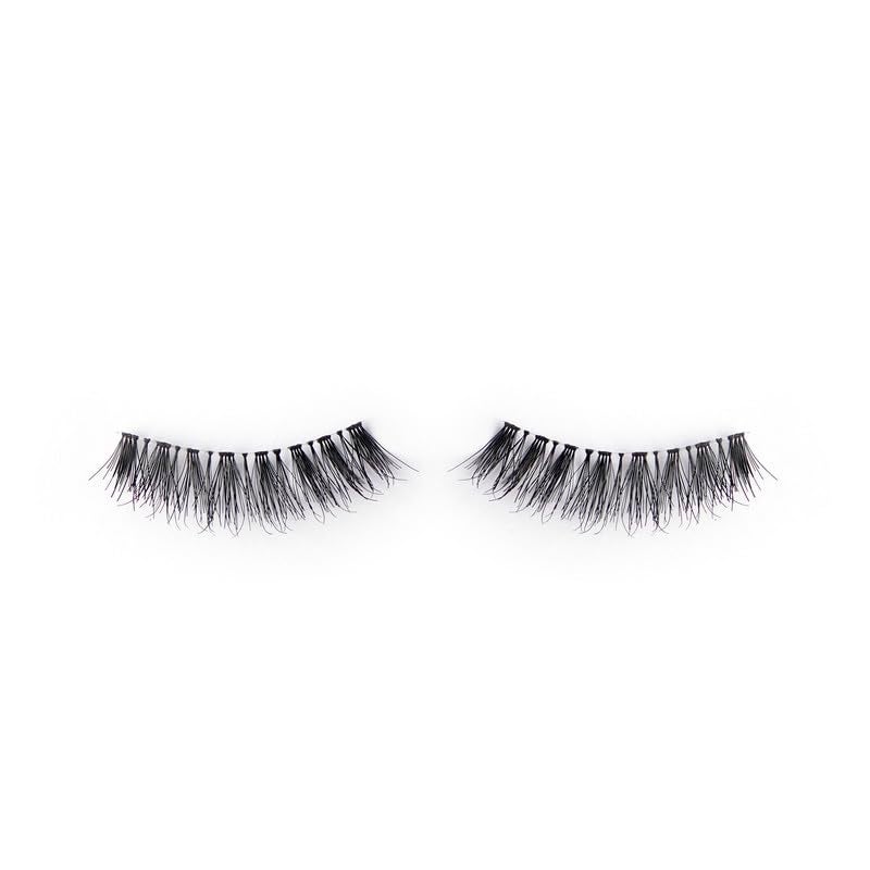 Uroparis PRO 6 Eyelashes for Women — Handmade Eye Lashes | Lightweight False Lashes with Premium Virgin Hair | Invisible Band | For Glam Look & Enhance Beauty (Black) - 1 Pair - Image 3