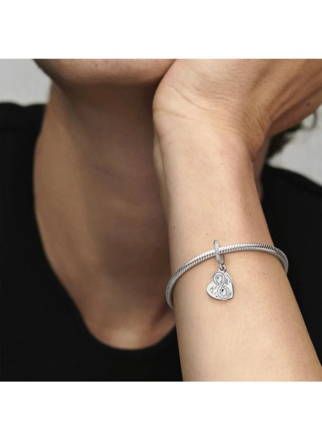 PANDORA  Forever Friends Heart Dangle Charm for Women | Best Price UAE