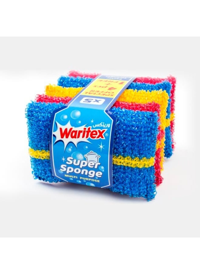 Waritex Zoro Kitchen Sponge – Multi-Purpose Non-Scratch Cleaning Sponges for Dishwashing and Household - Image 2