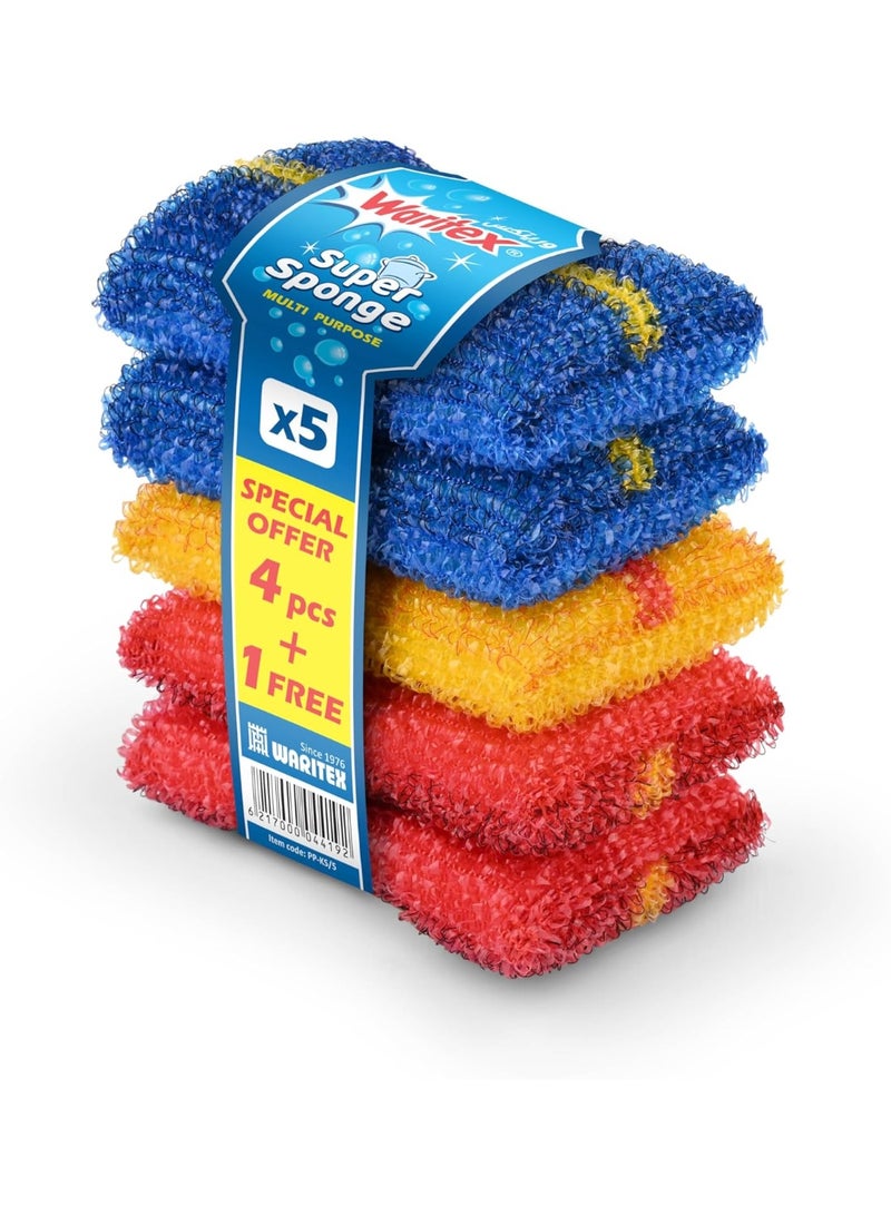Waritex Zoro Kitchen Sponge – Multi-Purpose Non-Scratch Cleaning Sponges for Dishwashing and Household - Image 4