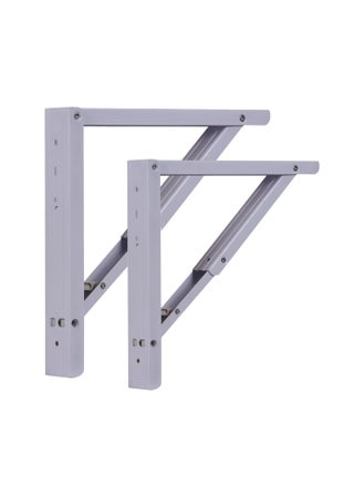 Compal Folding Self Table Bracket Corrosion Resistant SpaceSaving Design Metal Brackets for Wall Shelves Workstations Home Office Use 16 inches Bracket - pzsku/Z1E4D4B39C6F417CAB86FZ/45/1746618201/6f6d7e89-d887-4097-82ab-a8c72369baf0