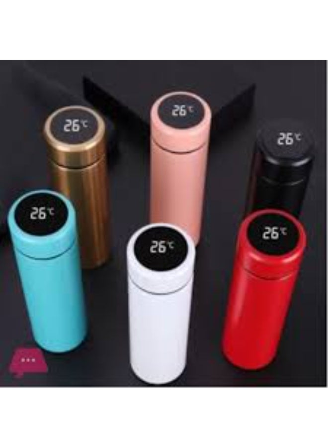 ZAMZIN Temperature Display Water Bottle with LED Touch Screen, Stainless Steel Vacuum Insulated Flask, Reusable Leak-Resistant Hot and Cold Beverage Bottle for Office, Travel, School and Outdoor Use - Image 3