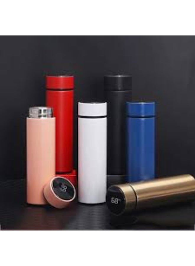 ZAMZIN Temperature Display Water Bottle with LED Touch Screen, Stainless Steel Vacuum Insulated Flask, Reusable Leak-Resistant Hot and Cold Beverage Bottle for Office, Travel, School and Outdoor Use - Image 2