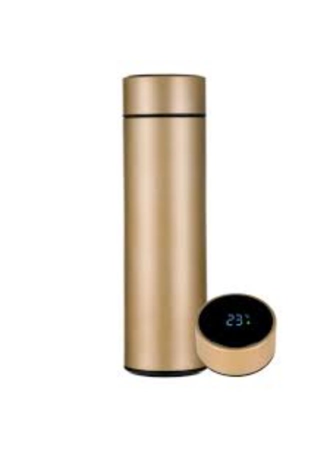 ZAMZIN Temperature Display Water Bottle with LED Touch Screen, Stainless Steel Vacuum Insulated Flask, Reusable Leak-Resistant Hot and Cold Beverage Bottle for Office, Travel, School and Outdoor Use - Image 1