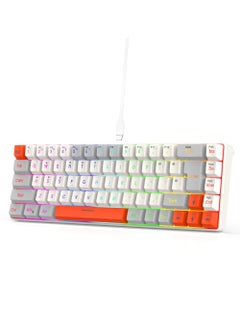 روك بو روك البوب 60 ٪ لعبة السلكية لوحة المفاتيح RGB الخلفية مصغرة لوحة المفاتيح للماء مصغرة سوبر المدمجة 68 مفاتيح الكمبيوتر / ماك لاعب لعبة الكتابة باليد السفر حمل مريحة السفر الأعمال GWO  - Image 3