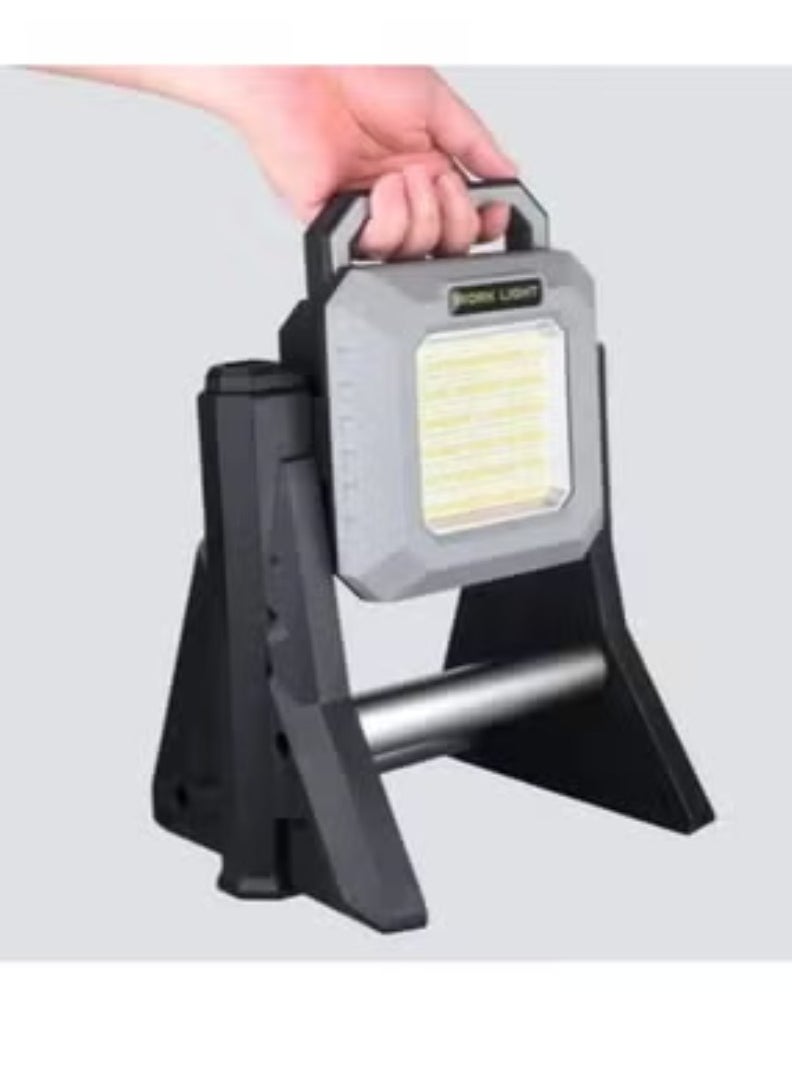 JAJEEK Multifunctional Work Light with Telescopic Base – Adjustable Height LED Work Lamp – Bright, Energy-Efficient & Portable – Durable Construction-Grade Design Ideal for Construction, DIY Projects, Emergency Lighting & Outdoor Use – Lightweight and Easy to Carry  - Image 1