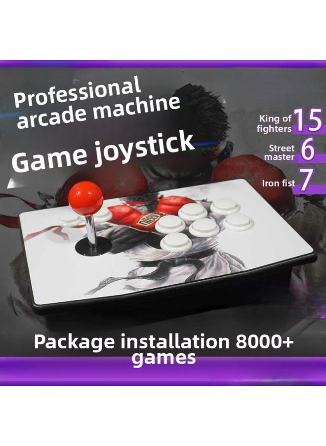 جنرال لوحة ألعاب تأخير الكمبيوتر Arcade Rocker، لا يوجد هاتف خلوي، هزاز قتال مزدوج، ثلاث آلات ألعاب منزلية ولون المنتج: إصدار تنافسي، نموذج Qc بستة أزرار  - Image 2