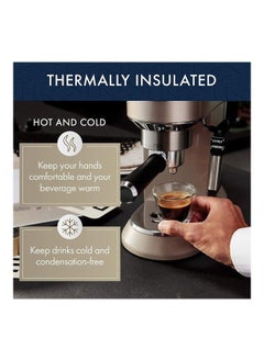 NIBEMINENT Set Of 2 Double Wall Coffee Mugs Clear 60millimeter  - Image 4