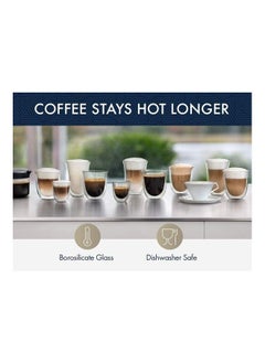 NIBEMINENT Set Of 2 Double Wall Coffee Mugs Clear 60millimeter  - Image 5