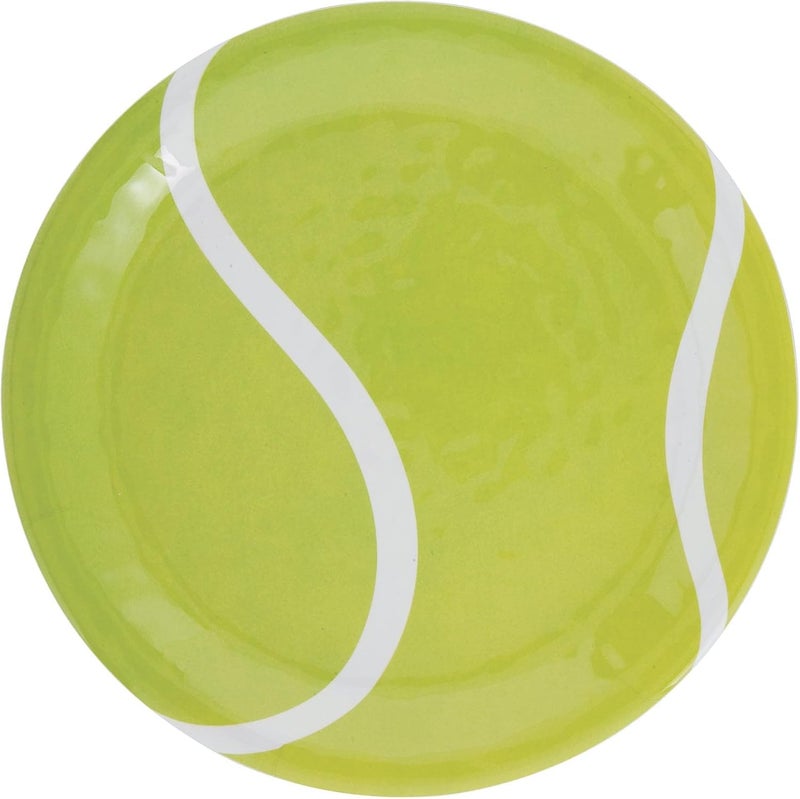 UPware Tennis Melamine Salad Plate Set Round Plates for Risotto Pasta and Salad BPAFree Dishwasher Safe Yellow 9 Inch Set of 6 - Image 4