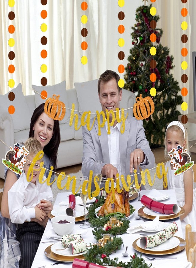 لي سكاي لافتة ذهبية "عيد شكر سعيد للأصدقاء"، لافتة "عيد شكر سعيد للأصدقاء"، زينة حفلات عيد الشكر، زينة حفلات عيد الشكر للأصدقاء، لافتة "عيد شكر سعيد للأصدقاء"، زينة عيد الشكر للأصدقاء - Image 4