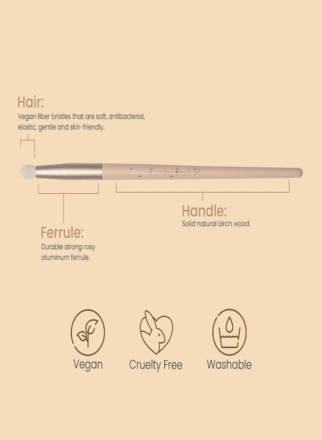 Milagro Beauty Eye Target Blending Pencil Brush 54 - Perfect for Eyeshadow, Highlighting & Smudging, Fluffy Bristles for Seamless Color Blending, Powder & Cream Application, Precision Tool - Image 4