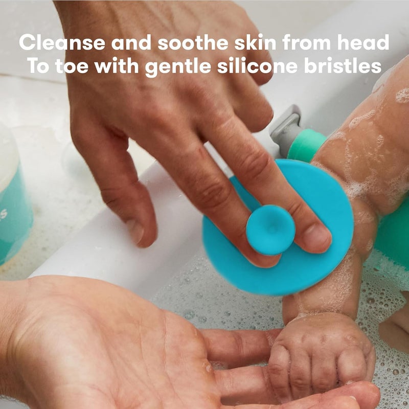Baby Baby Bath Upgrade Kit | Infant and Toddler Bath Essentials, Rinser Cup, Baby Bath Silicone Brush, Bath Bombs, Essential Oil Vapor Drops - Image 4