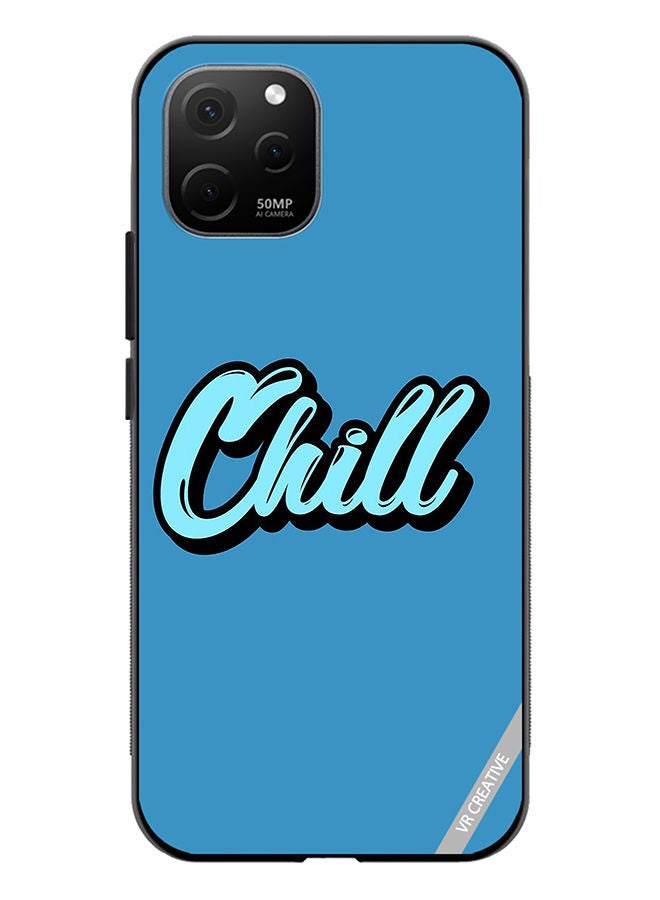 VR CREATIVE Protective Case Cover For Huawei Nova Y61 Chill In Blue Color Design Multicolour - Image 1