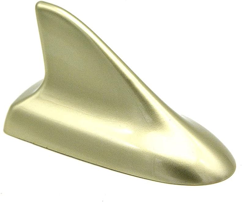 Auto Car Shark Fin Universal Roof Antenna Dummy Aerial for Decoration ONLY (Gold)