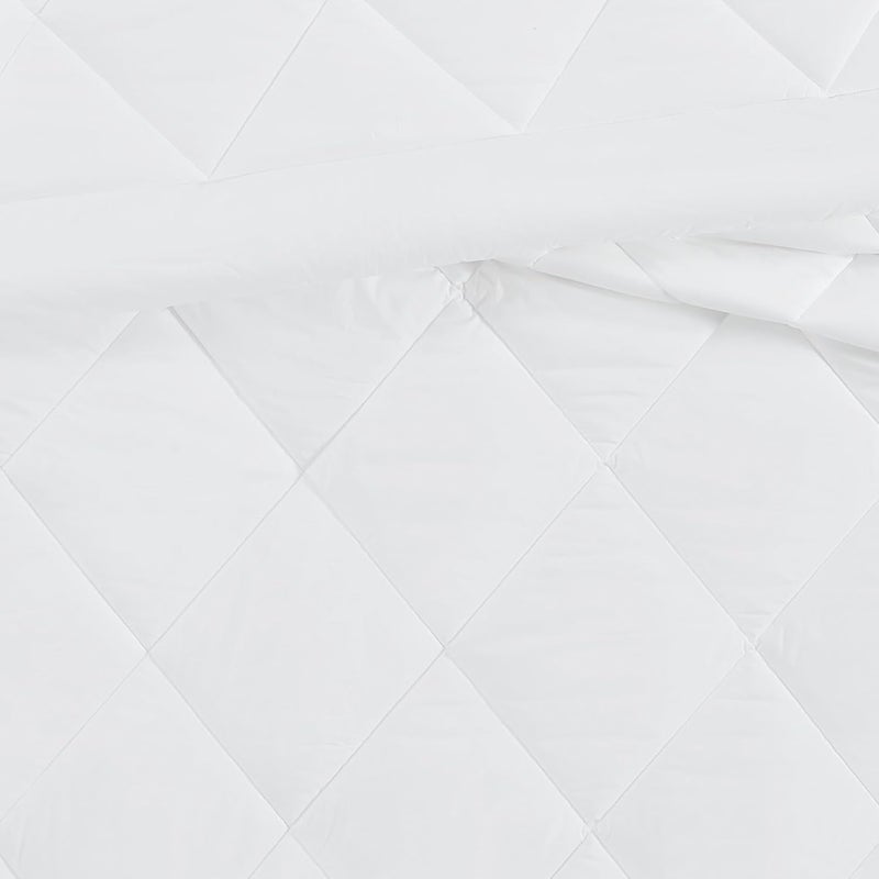 Cannon طقم لحاف كانون الصلب بحجم كينغ وكوين 3 قطع باللون الأبيض - Image 2