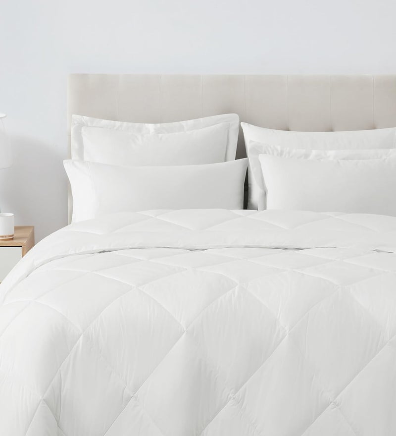 Cannon طقم لحاف كانون الصلب بحجم كينغ وكوين 3 قطع باللون الأبيض - Image 5