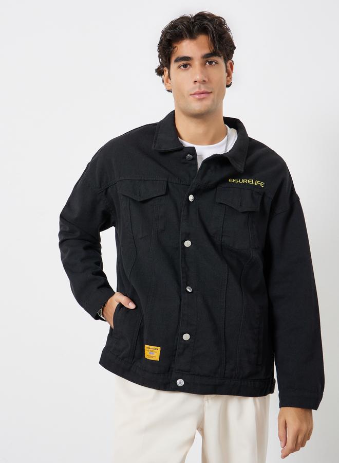 Styli Men Oversized Denim Jacket - Image 3