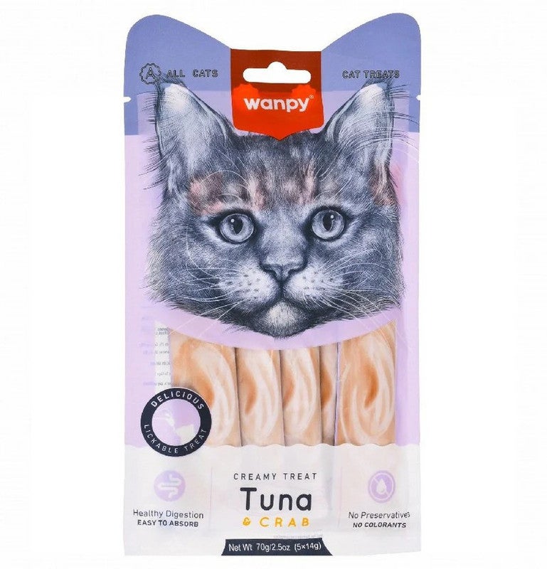 Wanpy Tuna and crab  5 x 14 g