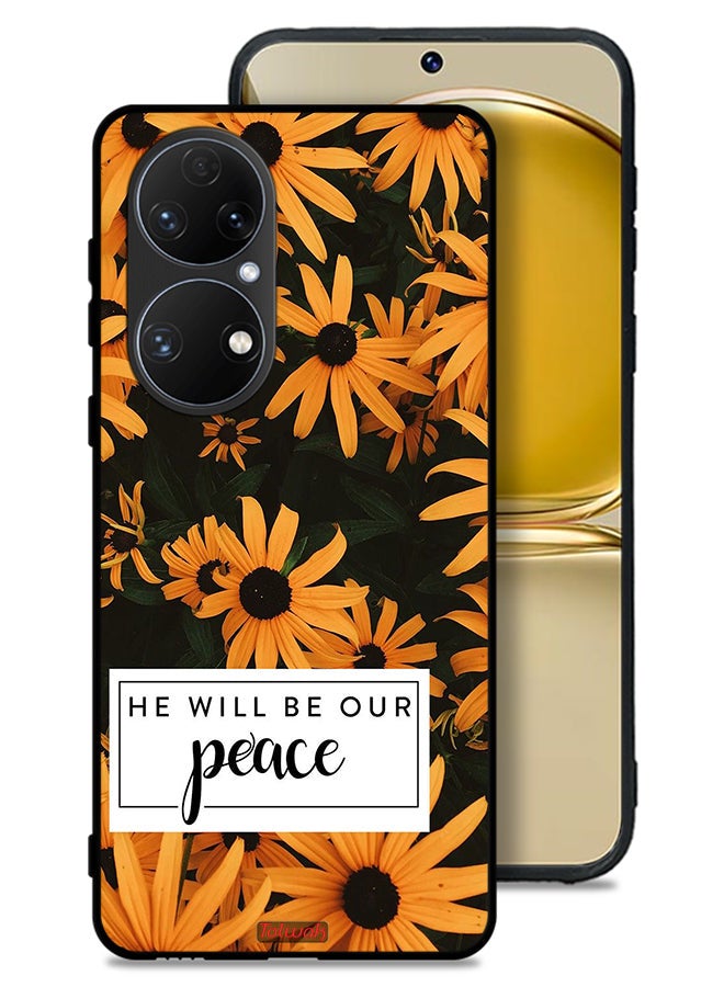 Tolwak Huawei P50E Protective Case Cover He Will Be Our Peace - Image 1
