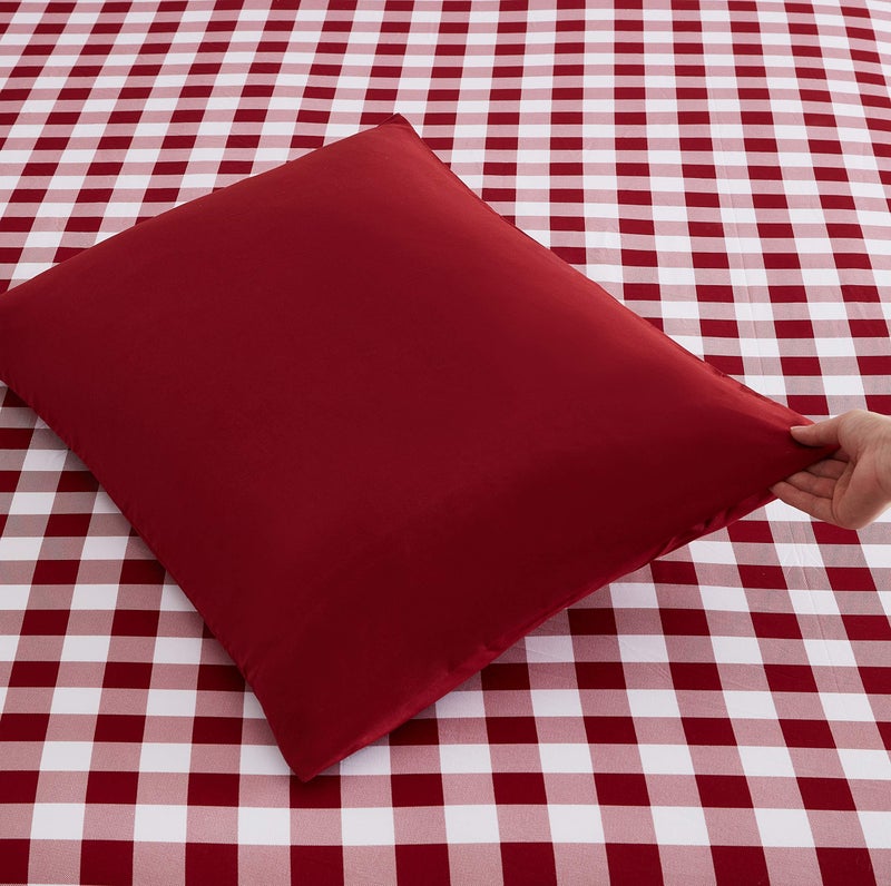 Clara Clark Bed Sheet Set with Extra Set Pillowcases, Premier 1800 Collection, Wrinkle, Fade & Stain Resistant, - Image 4