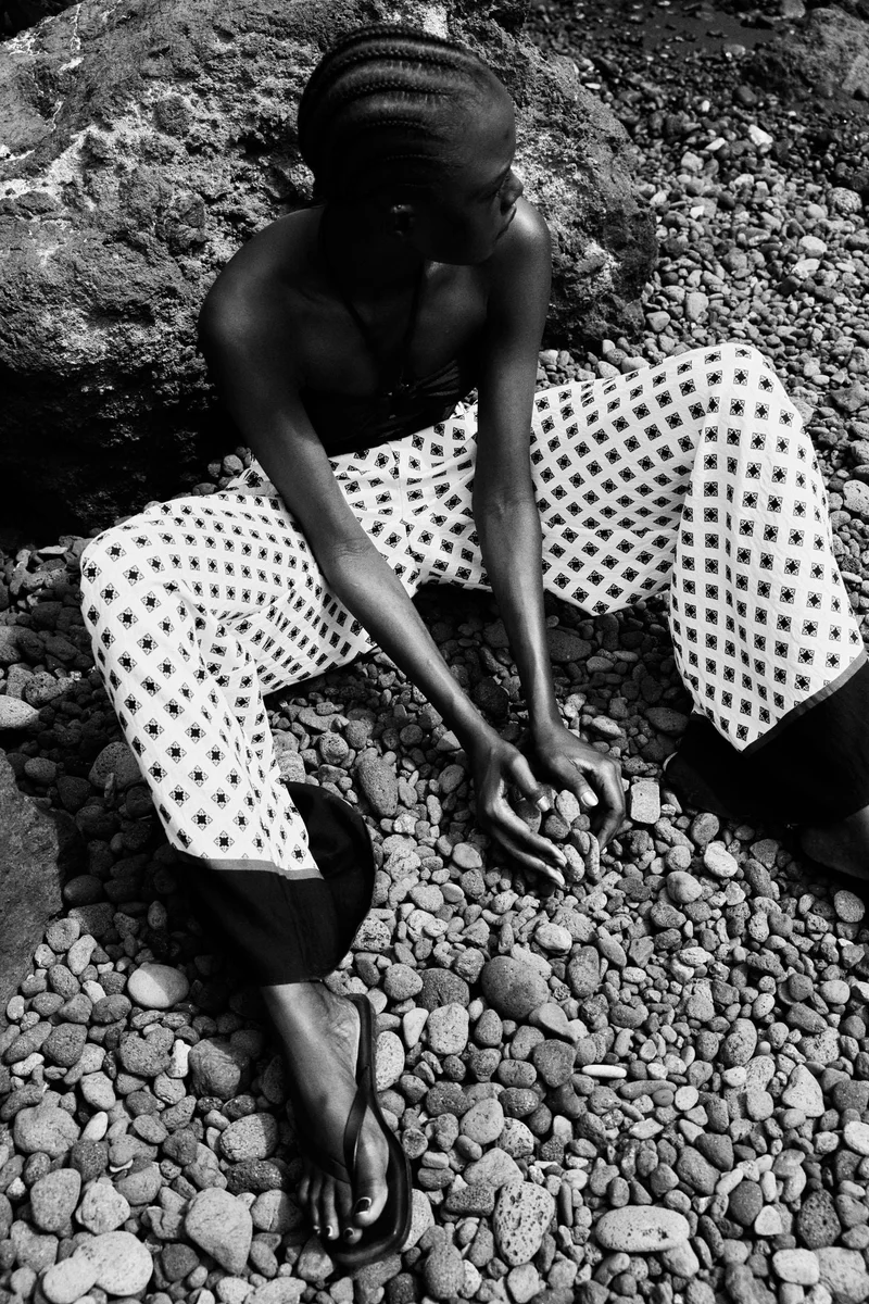 H&M Wide pull-on trousers