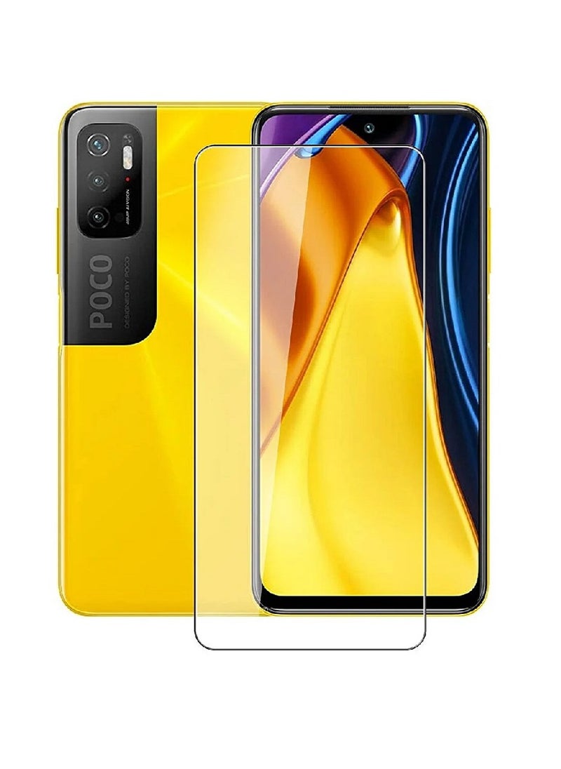 Super Tempered Glass Screen Protector Clear Designed For Xiaomi Poco M3 Pro Full Screen Coverage And Bubble Free - Image 1