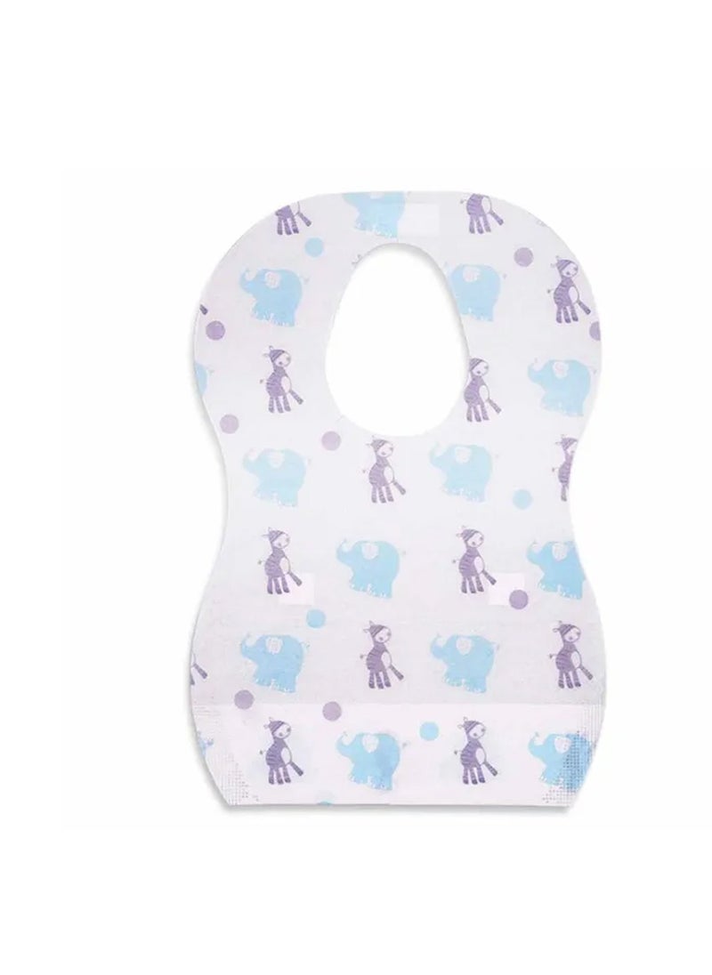 STAR BABiES - Star Babies - Disposable Bibs Pack of 10 - Elephant - Image 1