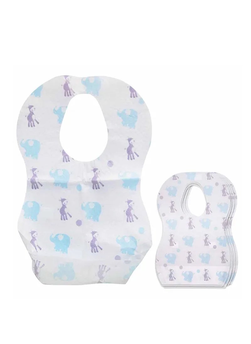 STAR BABiES - Star Babies - Disposable Bibs Pack of 10 - Elephant - Image 1