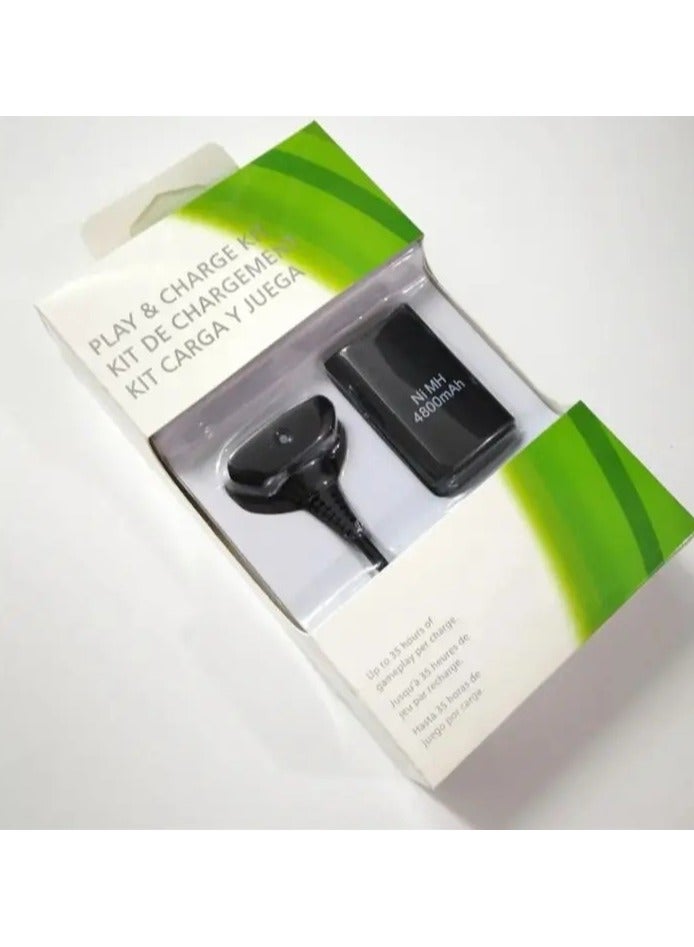 Xbox 360 Play And Charge Kit - Black - Image 2