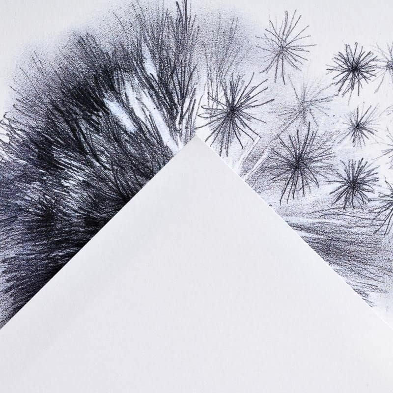 CANSON CANSON Graduate Light Grain 96gsm A4 Sketch Paper Pad Glued Short Side 40 Natural White Sheets Ideal for Professional Artists  Students - Image 3