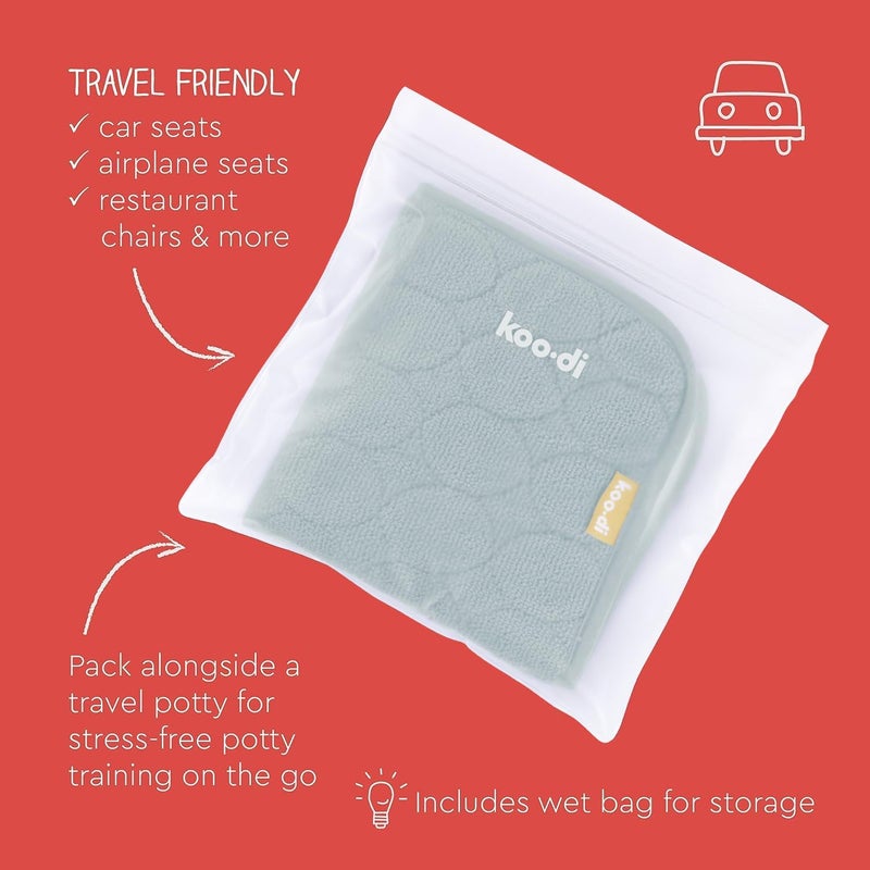 Koo-di Oopsie Do Do Baby Car Seat Protector & Pushchair Liner - Waterproof & Absorbent Seat Pad for Potty Training - Image 2