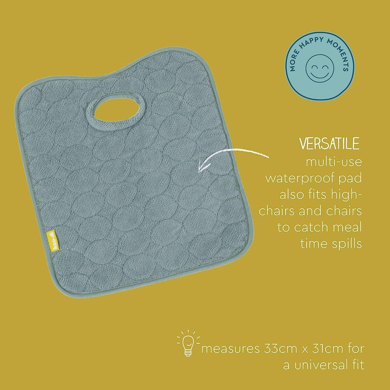 Koo-di Oopsie Do Do Baby Car Seat Protector & Pushchair Liner - Waterproof & Absorbent Seat Pad for Potty Training - Image 5