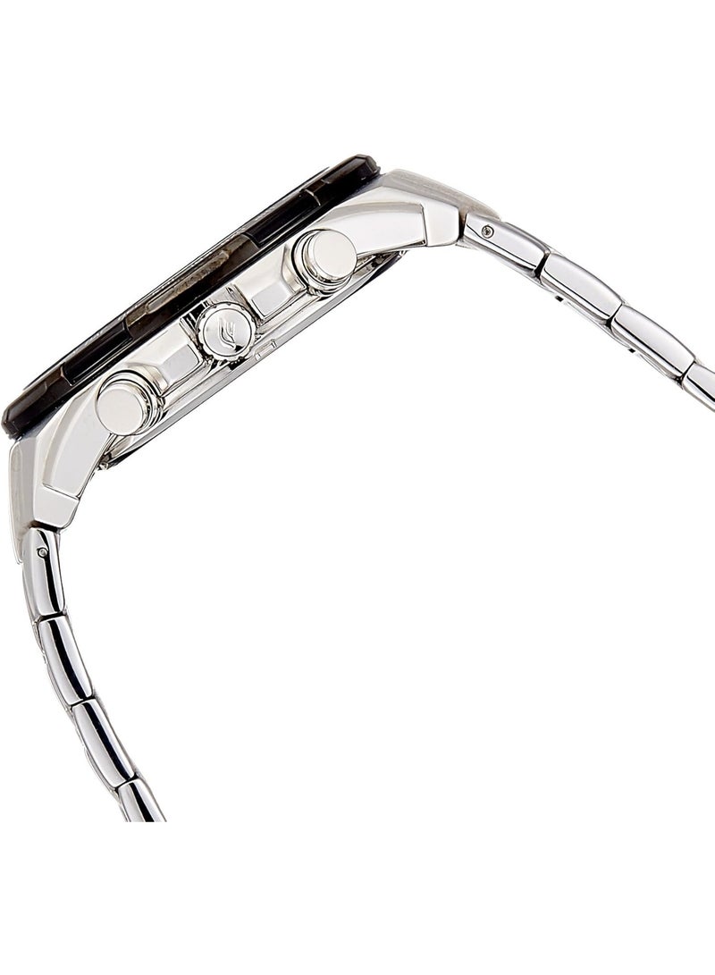 CASIO EDIFICE Analog Chronograph Watch EFR-550D-1AVUDF, 50.3 mm Black Dial, Stainless Steel Case & Bracelet 100 m WR - Image 3