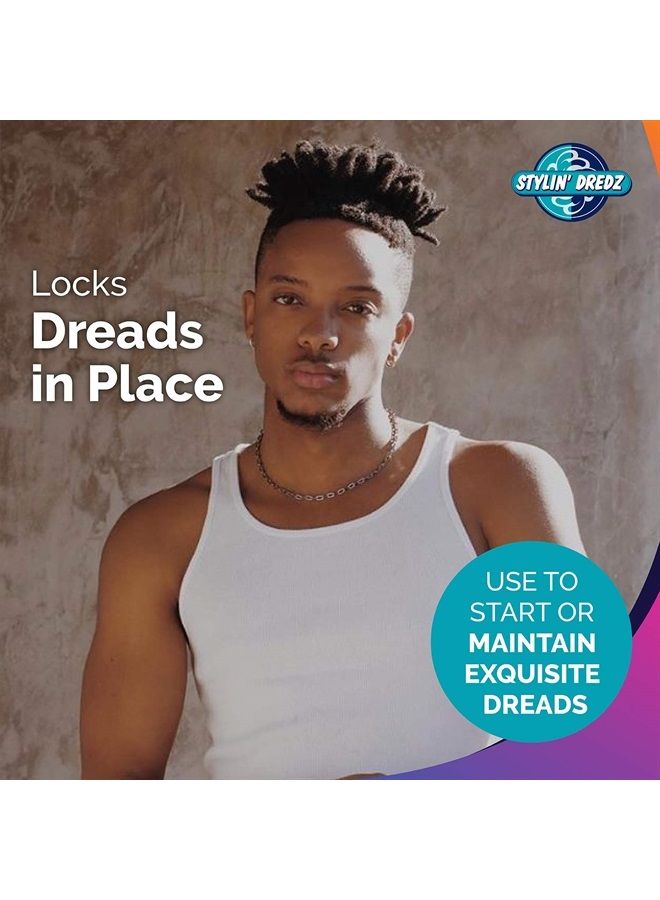 Stylin Dredz شمع جل مولدين مع زيت شجرة الشاي - التواء وقفل - تثبيت أقصى (500 مل، عبوة من 2) - Image 5