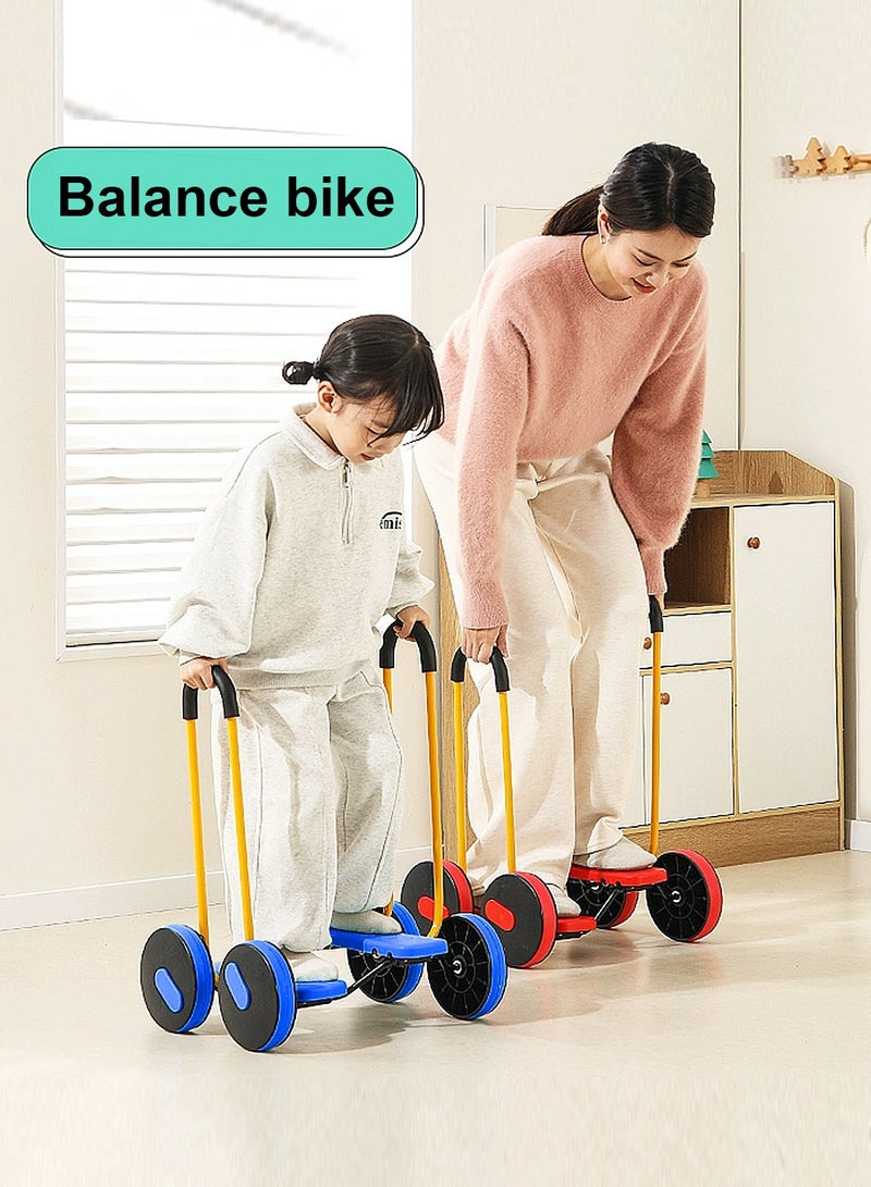 ما بيبي دراجة دواسة التوازن للأطفال - مركبة تدريب هوفربارد، سكوتر تمرين موازنة الثقة بالنفس، معدات تدريب حسية مضادة للانزلاق، ألعاب تمرين للأطفال - Image 2