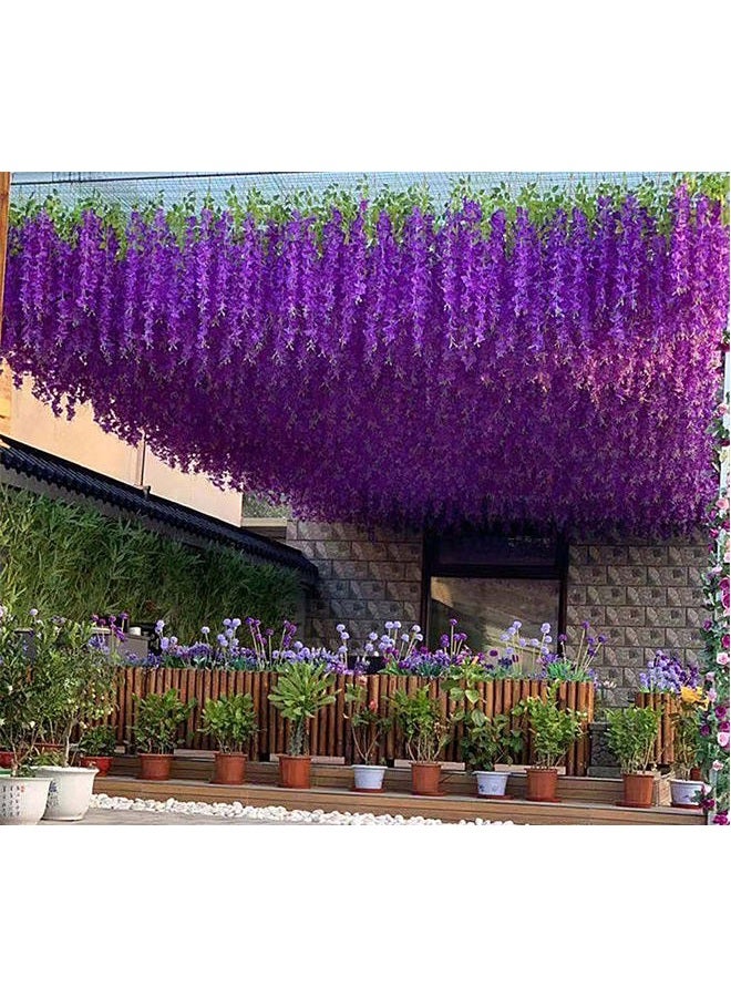 WONICE Artificial Wisteria Hanging Flowers - Image 2