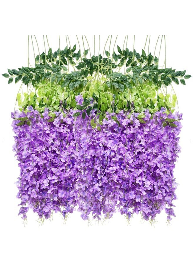WONICE Artificial Wisteria Hanging Flowers - Image 1