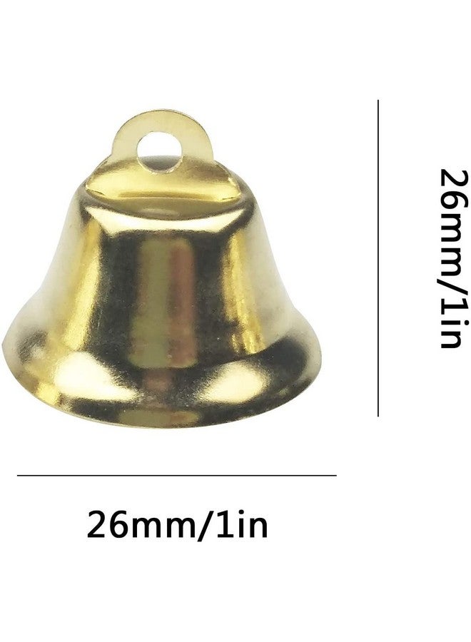 3A Featuretail Golden Metal Bells Used for DIY Crafts and Festive Decoration (Golden 2.5Cm, Set of 25pc) - Image 3