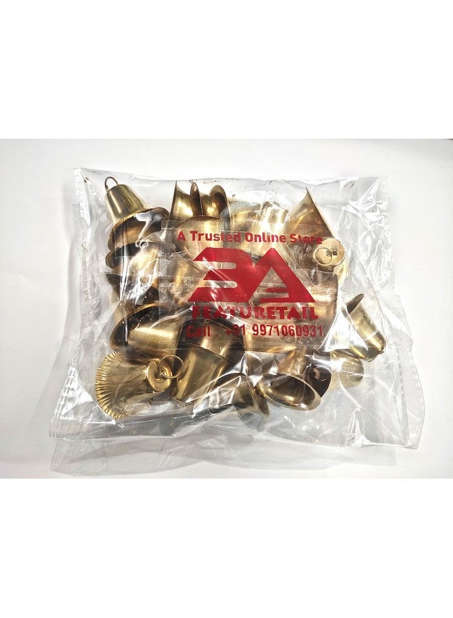 3A Featuretail Golden Metal Bells Used for DIY Crafts and Festive Decoration (Golden 2.5Cm, Set of 25pc) - Image 5