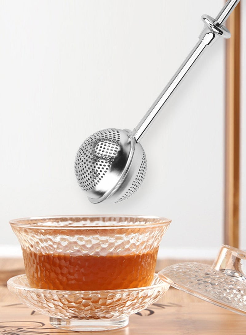 1 Pcs Full Filter Hole Stretch Loose Leaf Tea Infuser Stainless Steel Tea Ball Strainer ﻿  - Image 3