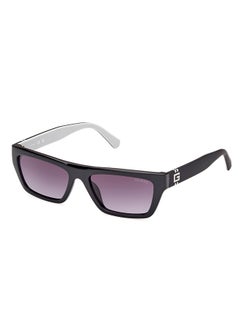GUESS Men's UV Protection Rectangular Sunglasses - GU0012001B55 - Lens Size: 55 Mm  - Image 1
