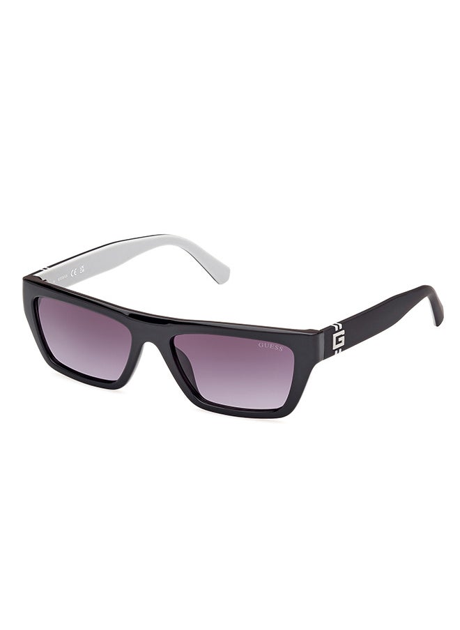 GUESS Men's UV Protection Rectangular Sunglasses - GU0012001B55 - Lens Size: 55 Mm  - Image 1