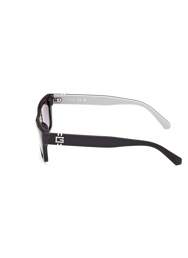 GUESS Men's UV Protection Rectangular Sunglasses - GU0012001B55 - Lens Size: 55 Mm  - Image 2