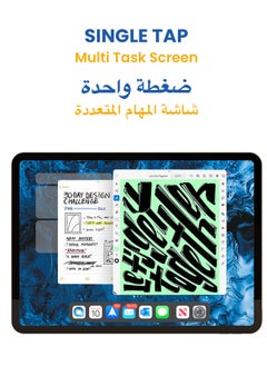 TinyMoose Stylus Pen Pencil Pro 2 Updated with Gestures / On-Screen Battery Indicator / Fast USB-C Charging / Palm Rejection For Apple iPad 2018 and Later - Black Edition  - Image 5