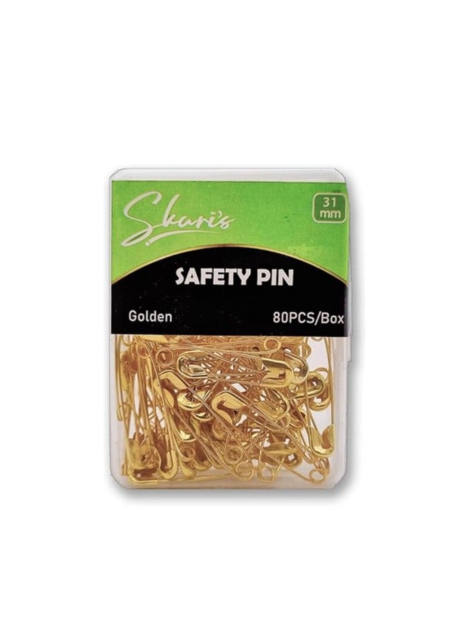 Yes Gold Safety Pins 80pcs