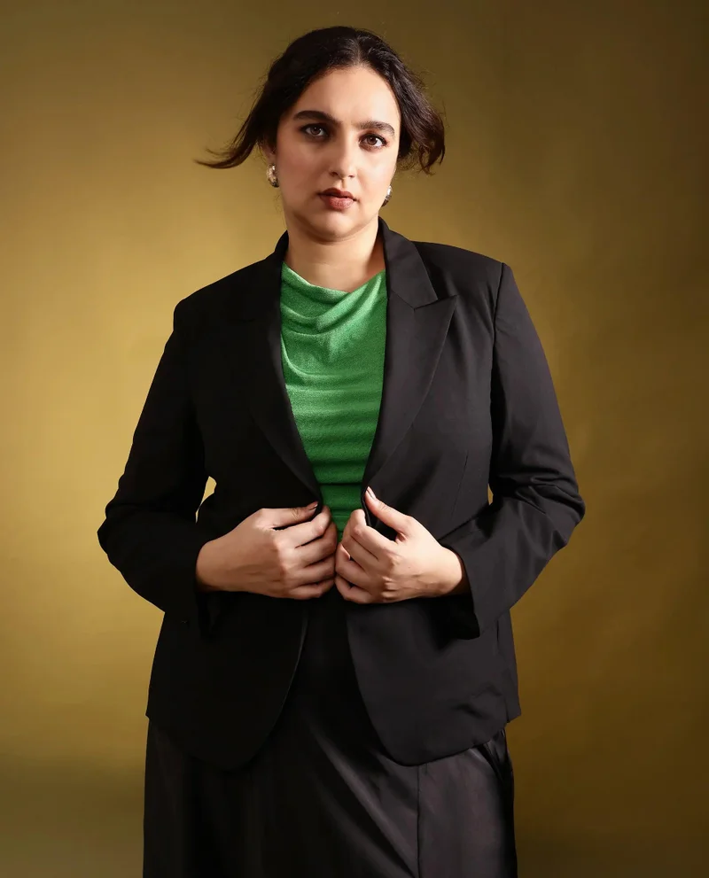 Rareism Women's Single Breasted Blazer