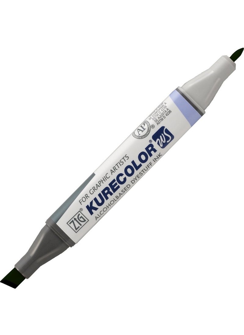 Zig Kurecolor KC3000 Twin S Marker Pen 539 Marine Green  - Image 1