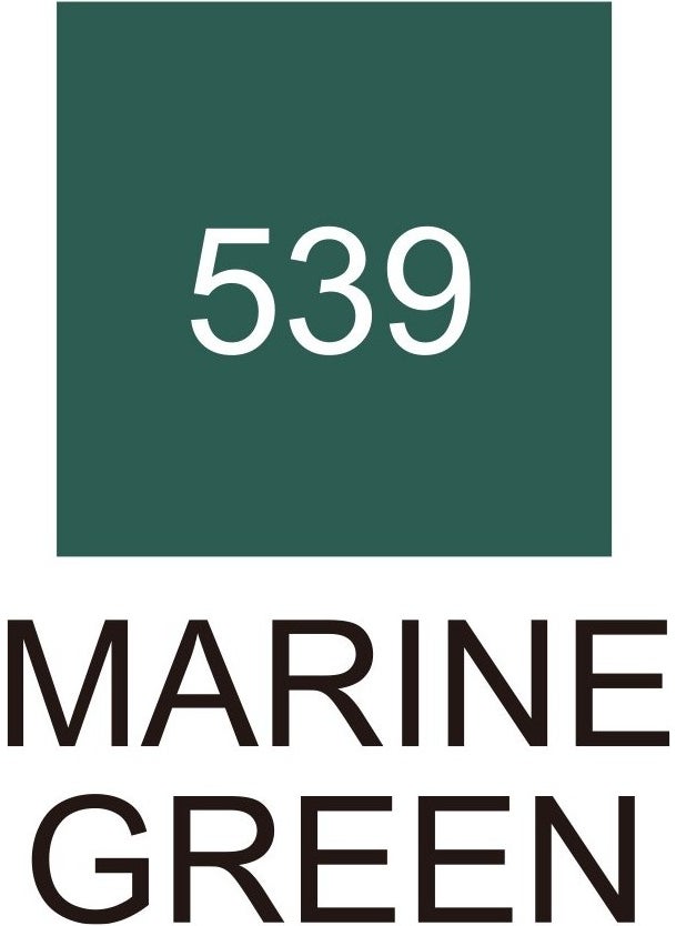 Zig Kurecolor KC3000 Twin S Marker Pen 539 Marine Green  - Image 3